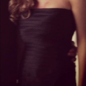 Bebe size 0 formal dress black, mermaid fit